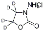 3-AMINO-2-OXAZOLIDONE-D4 HYDROCHLORIDE Struktur