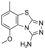 5-METHOXY-8-METHYL[1,2,4]TRIAZOLO[3,4-B][1,3]BENZOTHIAZOL-3-AMINE Struktur