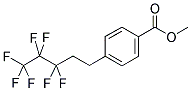 METHYL 4-(1H,1H,2H,2H-PERFLUOROPENTYL)BENZOATE Struktur