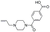 4-(4-ALLYL-PIPERAZINE-1-CARBONYL)-BENZOIC ACID Struktur