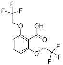 2,6-BIS(TRIFLUOROETHOXY)BENZOIC ACID Struktur