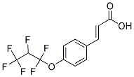 3-[4-(1,1,2,3,3,3-HEXAFLUORO-PROPOXY)-PHENYL]-ACRYLIC ACID Struktur