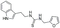 N-(2-FURYLMETHYL)-N'-[2-(1H-INDOL-3-YL)ETHYL]THIOUREA Struktur