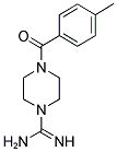 4-(4-METHYL-BENZOYL)-PIPERAZINE-1-CARBOXAMIDINE Struktur