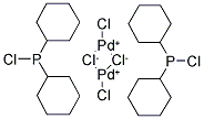 DICHLORO(CHLORODICYCLOHEXYLPHOSPHINE) PALLADIUM (II) DIMER Struktur