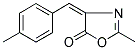 (4E)-2-METHYL-4-(4-METHYLBENZYLIDENE)-1,3-OXAZOL-5(4H)-ONE Struktur