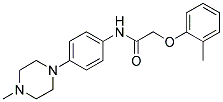 N-(4-(4-METHYLPIPERAZIN-1-YL)PHENYL)-2-(O-TOLYLOXY)ACETAMIDE Struktur