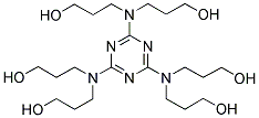 2,4,6-TRIS-[DI-(HYDROXYPROPYL)AMINO]-TRIAZINE Struktur