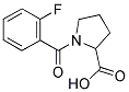 1-(2-FLUOROBENZOYL)PYRROLIDINE-2-CARBOXYLIC ACID Struktur