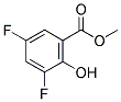 3,5-DIFLUORO-2-HYDROXY-BENZOIC ACID METHYL ESTER Struktur