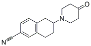 6-CYANO-2-(4-OXOPIPERIDIN-1-YL)-1,2,3,4-TETRAHYDRONAPHTHALENE Struktur