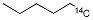 HEXANE, N-, [1-14C] Struktur