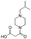 3-(4-ISOBUTYL-PIPERAZIN-1-YL)-3-OXO-PROPIONIC ACID Struktur