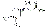 (S)-3-AMINO-3-(3,4-DIMETHOXY-PHENYL)-PROPIONIC ACID Struktur