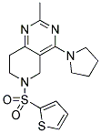 2-METHYL-4-PYRROLIDIN-1-YL-6-(THIEN-2-YLSULFONYL)-5,6,7,8-TETRAHYDROPYRIDO[4,3-D]PYRIMIDINE Struktur