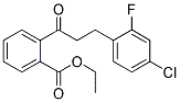 2'-CARBOETHOXY-3-(4-CHLORO-2-FLUOROPHENYL)PROPIOPHENONE Struktur