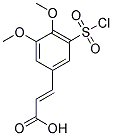 3-(3-CHLOROSULFONYL-4,5-DIMETHOXY-PHENYL)-ACRYLIC ACID Struktur