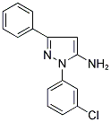 1-(3-CHLOROPHENYL)-3-PHENYL-1H-PYRAZOL-5-AMINE Struktur