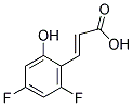 3-(2,4-DIFLUORO-6-HYDROXY-PHENYL)-ACRYLIC ACID Struktur