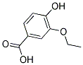 3-ETHOXY-4-HYDROXY-BENZOIC ACID Struktur