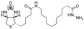 11-[(+)-BIOTINYL]AMINOUNDECANOIC ACID HYDRAZIDE Struktur