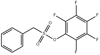 2,3,4,5,6-PENTAFLUOROPHENYL PHENYLMETHANESULFONATE Struktur