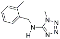 1-METHYL-N-(2-METHYLBENZYL)-1H-TETRAZOL-5-AMINE Struktur