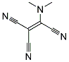 2-(DIMETHYLAMINO)-1,1,2-ETHYLENETRICARBONITRILE Struktur