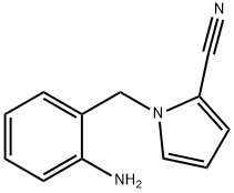 1-(2-AMINOBENZYL)-1H-PYRROLE-2-CARBONITRILE Struktur