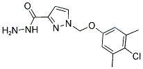 1-(4-CHLORO-3,5-DIMETHYL-PHENOXYMETHYL)-1 H-PYRAZOLE-3-CARBOXYLIC ACID HYDRAZIDE Struktur