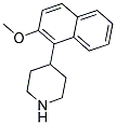 4-(2-METHOXY-NAPHTHALEN-1-YL)-PIPERIDINE Struktur