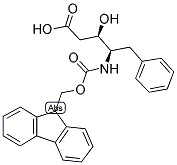 (3R,4R)-4-(FMOC-AMINO)-3-HYDROXY-5-PHENYLPENTANOIC ACID Struktur