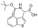 1-BENZOTHIEN-3-YL[(TERT-BUTOXYCARBONYL)AMINO]ACETIC ACID Struktur