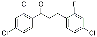 3-(4-CHLORO-2-FLUOROPHENYL)-2',4'-DICHLOROPROPIOPHENONE Struktur