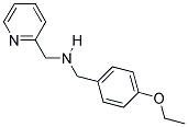 1-(4-ETHOXYPHENYL)-N-(PYRIDIN-2-YLMETHYL)METHANAMINE Struktur