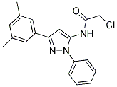 2-CHLORO-N-[3-(3,5-DIMETHYLPHENYL)-1-PHENYL-1H-PYRAZOL-5-YL]ACETAMIDE Struktur