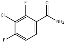 3-CHLORO-2,4-DIFLUOROBENZAMIDE Struktur