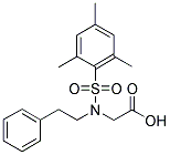 [(MESITYLSULFONYL)(2-PHENYLETHYL)AMINO]ACETIC ACID Struktur