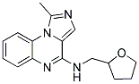 1-METHYL-N-(TETRAHYDROFURAN-2-YLMETHYL)IMIDAZO[1,5-A]QUINOXALIN-4-AMINE Struktur