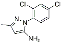 1-(2,4-DICHLOROPHENYL)-3-METHYL-1H-PYRAZOL-5-AMINE Struktur