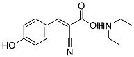 ALPHA-CYAN-4-HYDROXYCINNAMIC ACID DIETHYLAMINE SALT Struktur