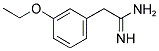 2-(3-ETHOXY-PHENYL)-ACETAMIDINE Struktur