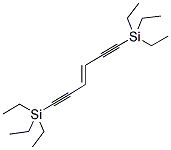 1,6-BIS-(TRIETHYLSILYL)-3-HEXEN-1,5-DIYNE Struktur