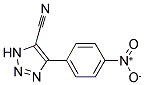 4-(4-NITROPHENYL)-1H-1,2,3-TRIAZOLE-5-CARBONITRILE Struktur