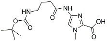 4-(4-TERT-BUTOXYCARBONYLAMINOBUTYRYLAMINO)-1-METHYL-1H-IMIDAZOLE-2-CARBOXYLIC ACID Struktur