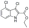 ETHYL 3,4-DICHLORO-1H-INDOLE-2-CARBOXYLATE Struktur