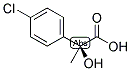 (S)-2-HYDROXY-2-METHYL(4-CHLOROBENZENE)ACETIC ACID Struktur