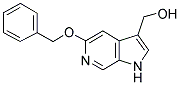 (5-BENZYLOXY-1H-PYRROLO[2,3-C]PYRIDIN-3-YL)-METHANOL Struktur