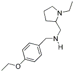 1-(4-ETHOXYPHENYL)-N-((1-ETHYLPYRROLIDIN-2-YL)METHYL)METHANAMINE Struktur