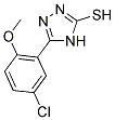 5-(5-CHLORO-2-METHOXY-PHENYL)-4H-[1,2,4]TRIAZOLE-3-THIOL Struktur